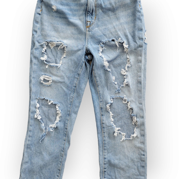 BDG Urban Outfitters High Waisted Ripped Mom Jeans 24 - Picture 3 of 9